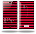 Stripes Red - Decal Style Skin (fits Nokia Lumia 928)