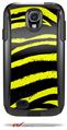 Zebra Yellow - Decal Style Vinyl Skin fits Otterbox Commuter Case for Samsung Galaxy S4 (CASE SOLD SEPARATELY)