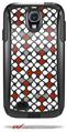 Locknodes 05 Red Dark - Decal Style Vinyl Skin fits Otterbox Commuter Case for Samsung Galaxy S4 (CASE SOLD SEPARATELY)