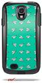 Paper Planes Turquoise - Decal Style Vinyl Skin fits Otterbox Commuter Case for Samsung Galaxy S4 (CASE SOLD SEPARATELY)