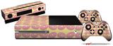 Donuts Yellow - Holiday Bundle Decal Style Skin fits XBOX One Console Original, Kinect and 2 Controllers (XBOX SYSTEM NOT INCLUDED)