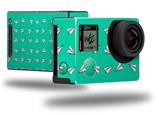 Paper Planes Turquoise - Decal Style Skin fits GoPro Hero 4 Black Camera (GOPRO SOLD SEPARATELY)