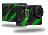 Jagged Camo Green - Decal Style Skin fits GoPro Hero 4 Black Camera (GOPRO SOLD SEPARATELY)