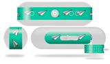 Decal Style Wrap Skin fits Beats Pill Plus Paper Planes Turquoise (BEATS PILL NOT INCLUDED)