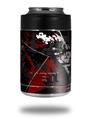 Skin Decal Wrap for Yeti Colster, Ozark Trail and RTIC Can Coolers - Baja 0003 Red Dark (COOLER NOT INCLUDED)