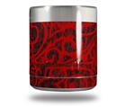 Skin Decal Wrap for Yeti Rambler Lowball - Folder Doodles Red