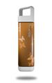 Skin Decal Wrap for Clean Bottle Square Titan Plastic 25oz Bokeh Butterflies Orange (BOTTLE NOT INCLUDED)