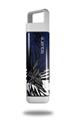 Skin Decal Wrap for Clean Bottle Square Titan Plastic 25oz Baja 0040 Blue Navy (BOTTLE NOT INCLUDED)