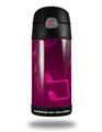 Skin Decal Wrap for Thermos Funtainer 12oz Bottle Bokeh Music Hot Pink (BOTTLE NOT INCLUDED) by WraptorSkinz