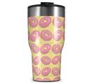 WraptorSkinz Skin Wrap compatible with 2017 and newer RTIC Tumblers 30oz Donuts Yellow (TUMBLER NOT INCLUDED)