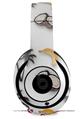 WraptorSkinz Skin Decal Wrap compatible with Beats Studio 2 and 3 Wired and Wireless Headphones Coconuts Palm Trees and Bananas White Skin Only (HEADPHONES NOT INCLUDED)