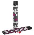 Skin Decal Wrap 2 Pack for Juul Vapes Locknodes 04 Hot Pink (Fuchsia) JUUL NOT INCLUDED