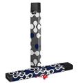 Skin Decal Wrap 2 Pack for Juul Vapes Locknodes 04 Navy Blue JUUL NOT INCLUDED