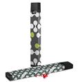 Skin Decal Wrap 2 Pack for Juul Vapes Locknodes 04 Sage Green JUUL NOT INCLUDED
