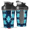 Decal Style Skin Wrap works with Blender Bottle 20oz Abstract Floral Blue (BOTTLE NOT INCLUDED)