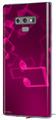 Decal style Skin Wrap compatible with Samsung Galaxy Note 9 Bokeh Music Hot Pink