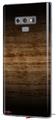 Decal style Skin Wrap compatible with Samsung Galaxy Note 9 Exotic Wood Pommele Sapele Burst Black