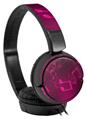 Decal style Skin Wrap for Sony MDR ZX110 Headphones Bokeh Music Hot Pink (HEADPHONES NOT INCLUDED)