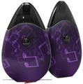 Skin Decal Wrap 2 Pack compatible with Suorin Drop Bokeh Music Purple VAPE NOT INCLUDED