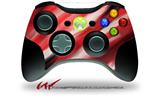 XBOX 360 Wireless Controller Decal Style Skin - Paint Blend Red (CONTROLLER NOT INCLUDED)