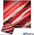Decal Skin compatible with Sony PS3 Slim Paint Blend Red