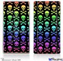 Zune HD Skin - Skull and Crossbones Rainbow