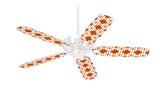 Boxed Burnt Orange - Ceiling Fan Skin Kit fits most 42 inch fans (FAN and BLADES SOLD SEPARATELY)