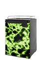 Kegerator Skin - Electrify Green (fits medium sized dorm fridge and kegerators)