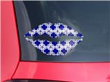 Lips Decal 9x5.5 Boxed Royal Blue