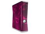 Bokeh Music Hot Pink Decal Style Skin for XBOX 360 Slim Vertical