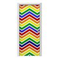 Zig Zag Rainbow Door Skin (fits doors up to 34x84 inches)