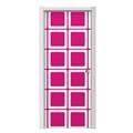 Squared Hot Pink (Fuchsia) Door Skin (fits doors up to 34x84 inches)
