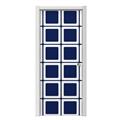 Squared Navy Blue Door Skin (fits doors up to 34x84 inches)