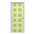 Squared Sage Green Door Skin (fits doors up to 34x84 inches)