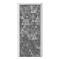 Triangle Mosaic Gray Door Skin (fits doors up to 34x84 inches)