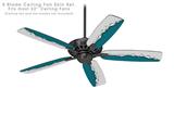 Ripped Colors Gray Seafoam Green - Ceiling Fan Skin Kit fits most 52 inch fans (FAN and BLADES SOLD SEPARATELY)