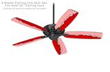 Ripped Colors Pink Red - Ceiling Fan Skin Kit fits most 52 inch fans (FAN and BLADES SOLD SEPARATELY)