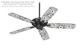 Poppy Grey - Ceiling Fan Skin Kit fits most 52 inch fans (FAN and BLADES SOLD SEPARATELY)