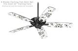 Poppy White - Ceiling Fan Skin Kit fits most 52 inch fans (FAN and BLADES SOLD SEPARATELY)