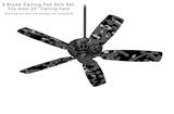 WraptorCamo Old School Camouflage Camo Black - Ceiling Fan Skin Kit fits most 52 inch fans (FAN and BLADES SOLD SEPARATELY)