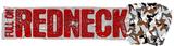 Full On Redneck Sexy Girl Silhouette Camo Brown Duct Tape Bumper Sticker 03