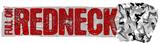 Full On Redneck Sexy Girl Silhouette Camo Gray Duct Tape Bumper Sticker 03