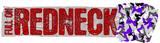 Full On Redneck Sexy Girl Silhouette Camo Purple Duct Tape Bumper Sticker 03