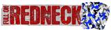 Full On Redneck Sexy Girl Silhouette Camo Blue Duct Tape Bumper Sticker 03