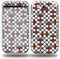 Locknodes 05 Red Dark - Decal Style Skin (fits Samsung Galaxy S III S3)